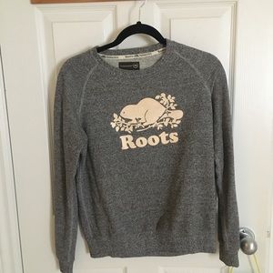 Roots Salt and Pepper Crewneck